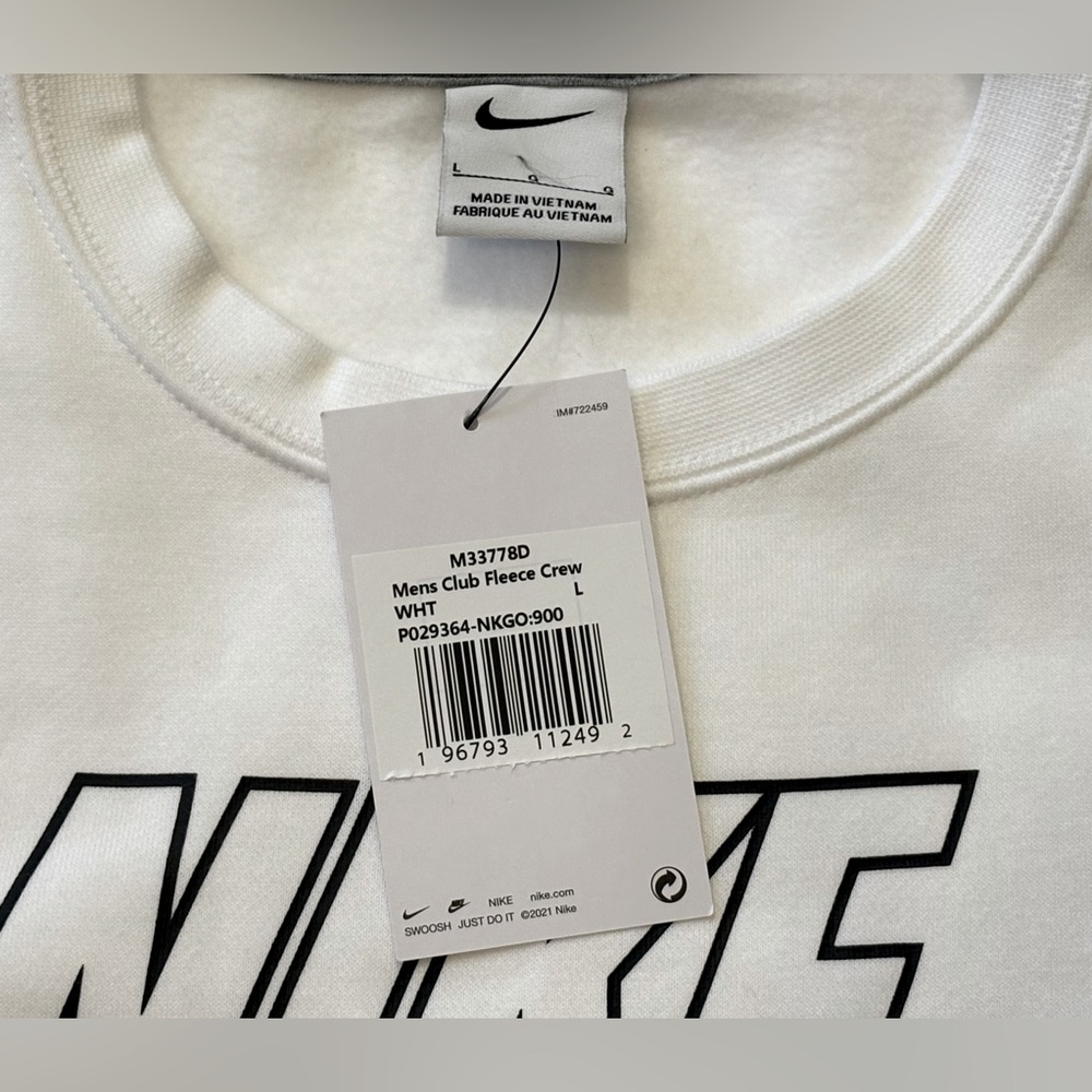 Nike Golf Men’s Fleece Crewneck pullover Sweatshirt - Picture 6 of 11